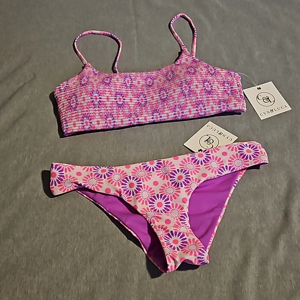 NWT Cyn & Luca sz L bikini 👙